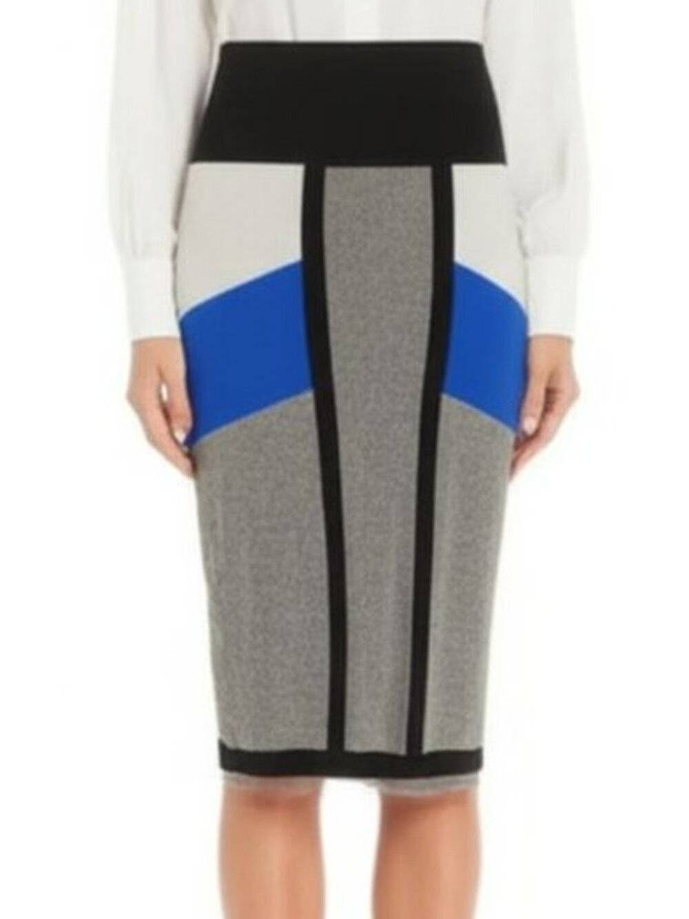 Derek heart sweater pencil skirt, size medium